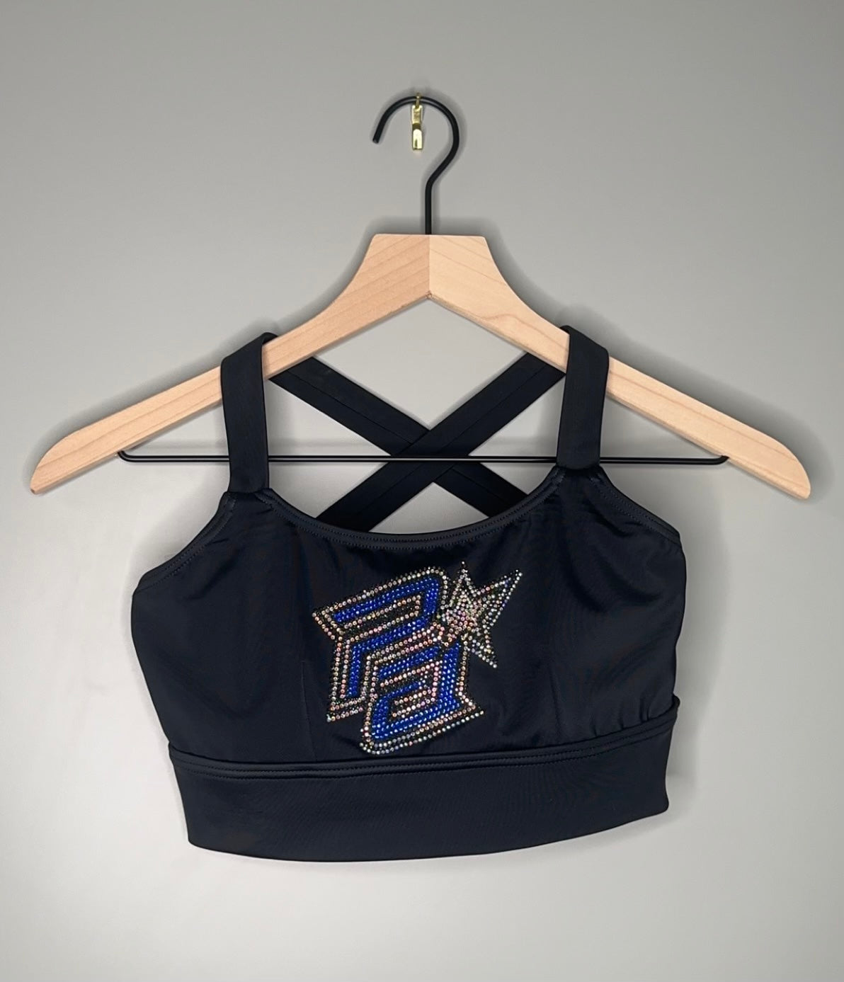 Crisscross Back Bling PA Sports Bra