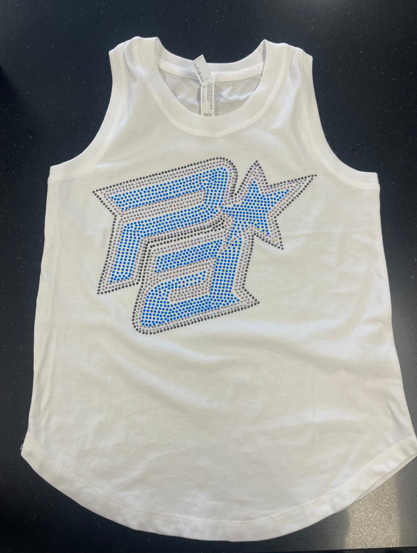 Neon Blue PA Bling Tanks