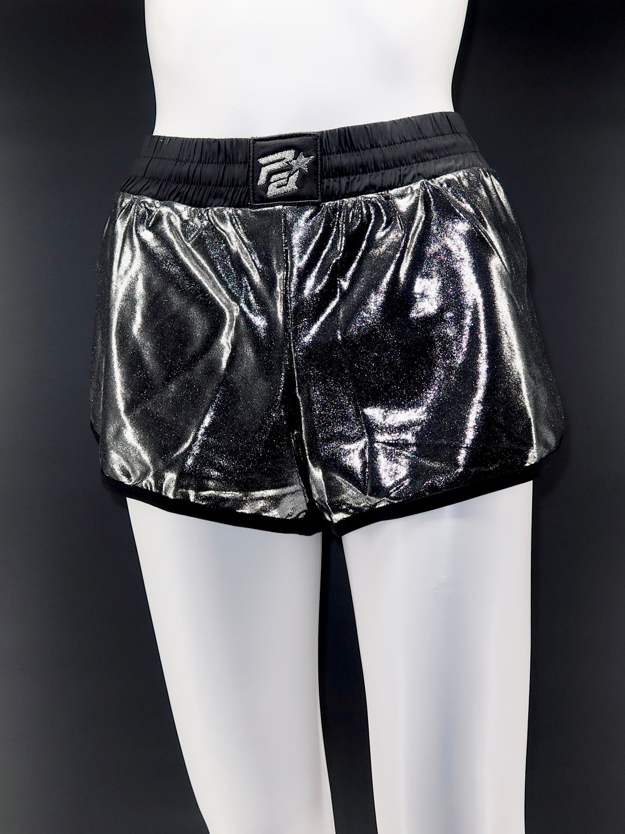 Metallic Running Shorts
