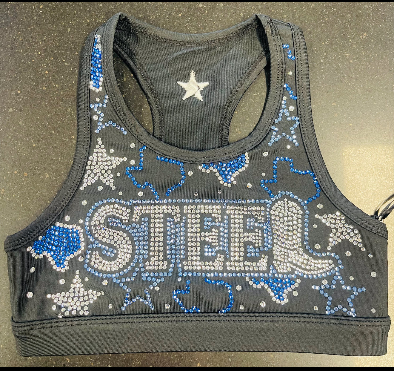 Steel Bling Sports Bra