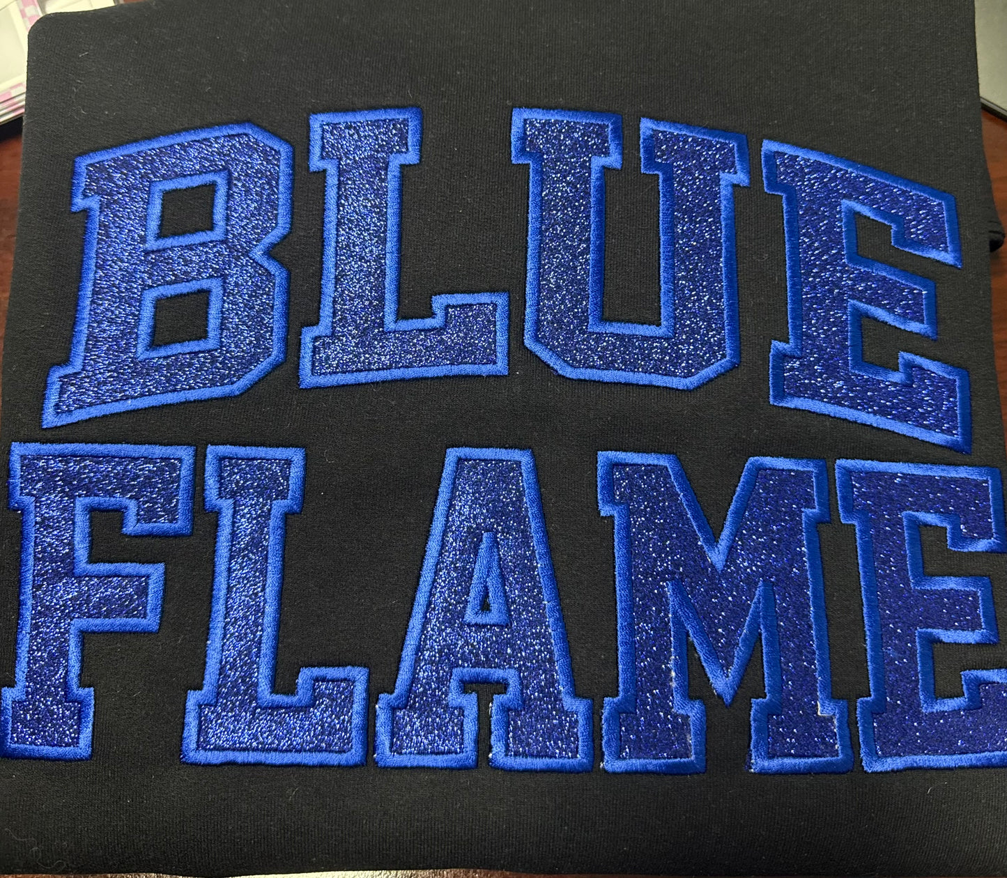 Blue Flame Custom Sweatshirt