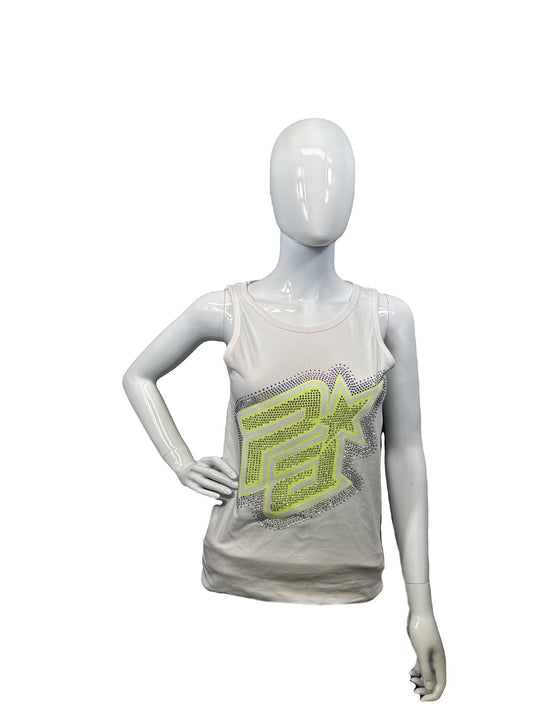 Neon Yellow Glitter/Bling PA Tank