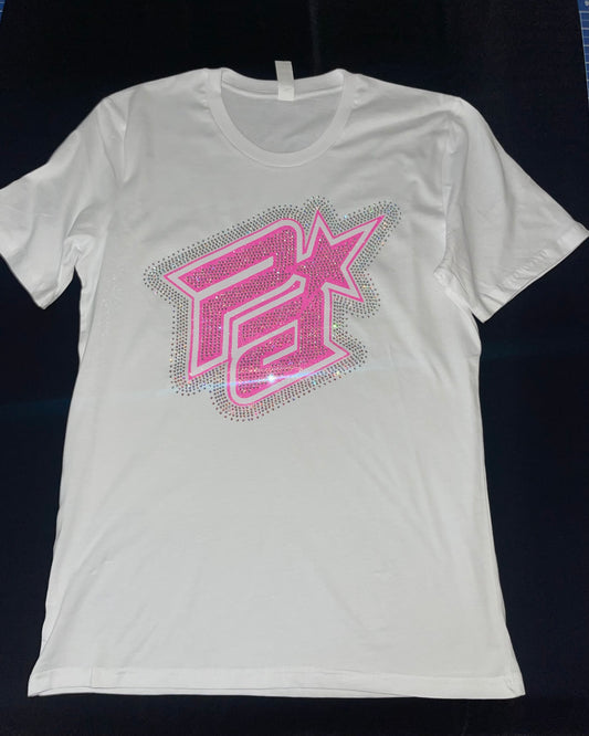 Neon Pink Glitter/Bling PA Tank/Shirt
