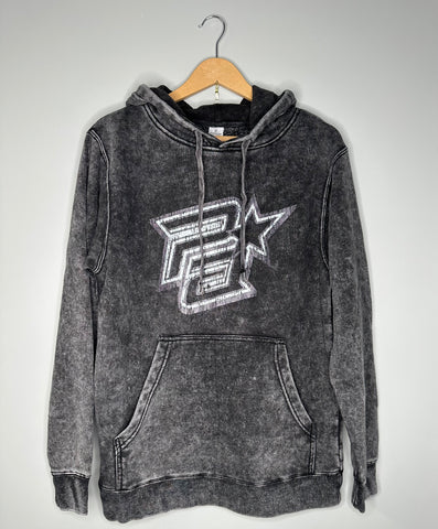 Mineral Wash Black Hoodie