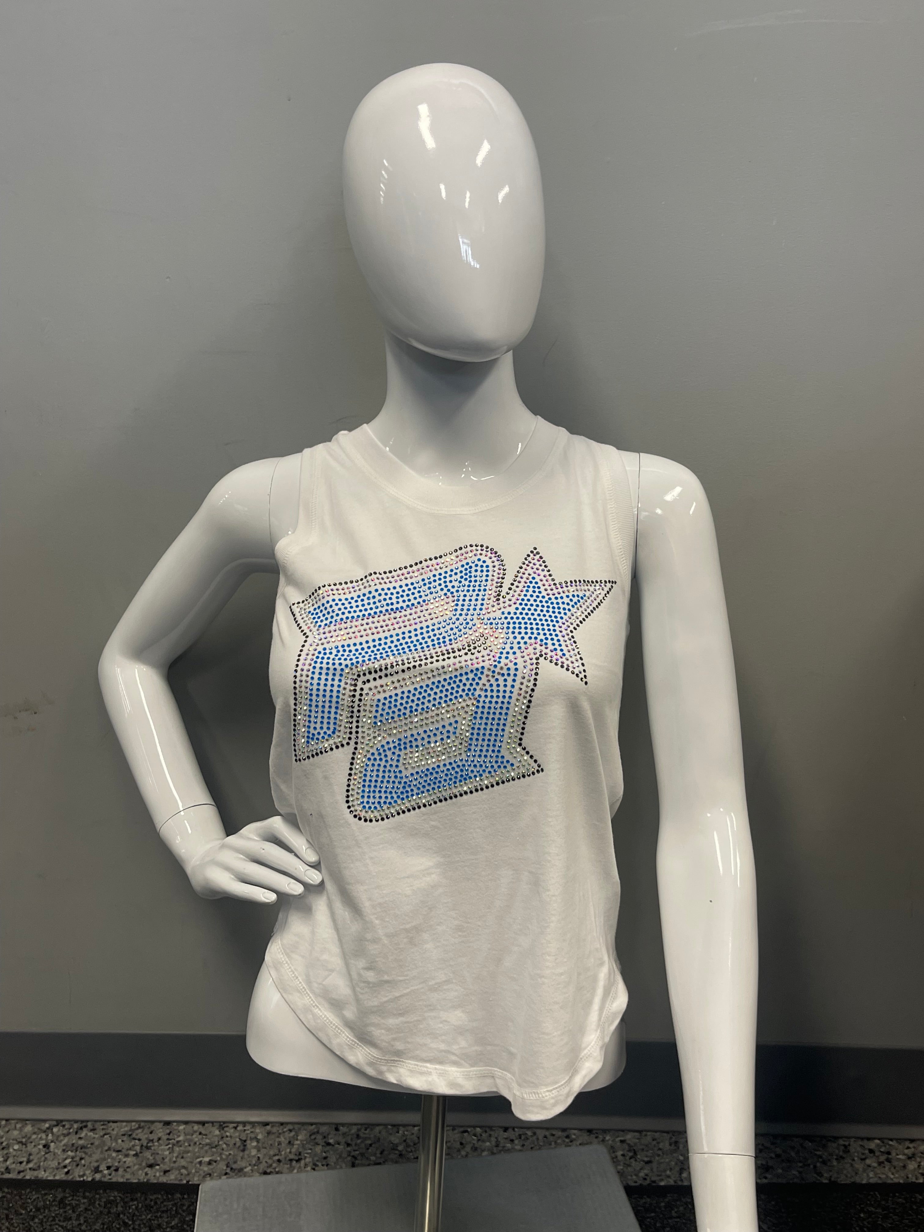 Neon Blue PA Bling Tanks β PAProshop