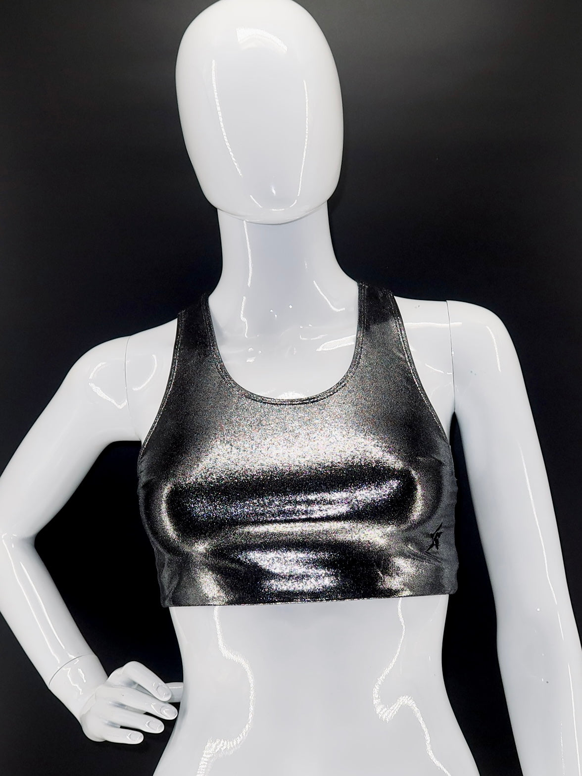 Metallic Panel Bra Metallic Sports Bra – PAProshop