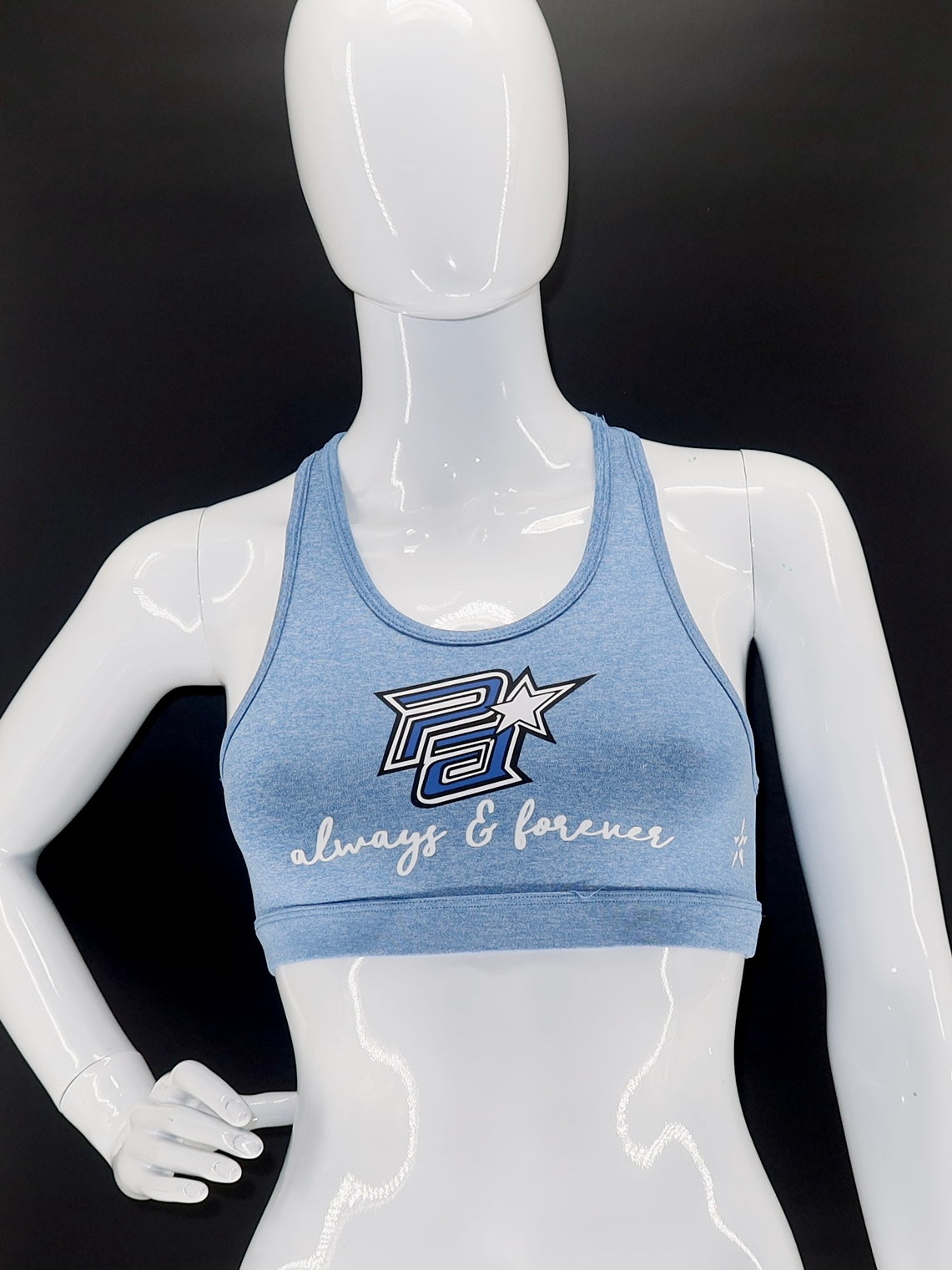 Heather Blue PA Sports Bra