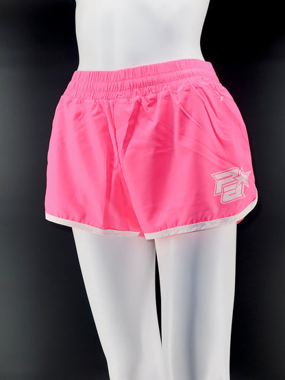Neon Pink Running Shorts