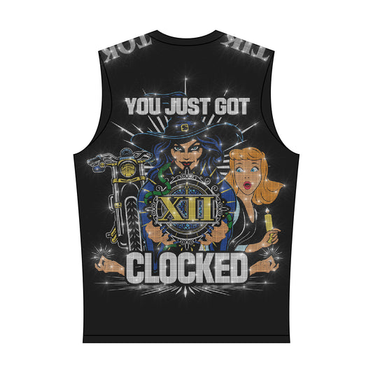 Midnight Custom Bling Sleeveless Shirt