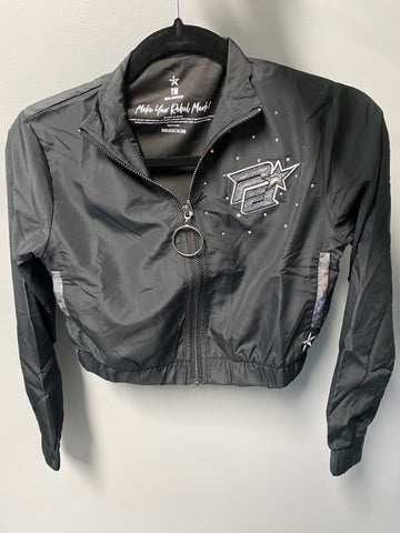 Crop Black/Metallic Jacket
