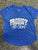 Blue Heather V Neck Shirt