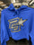 Blue Long Sleeve Crop PA Hoodie